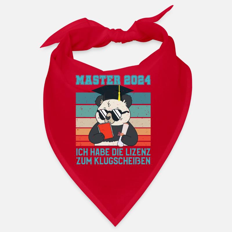 Masterabschluss Master 2024 Lizenz zum Bandana