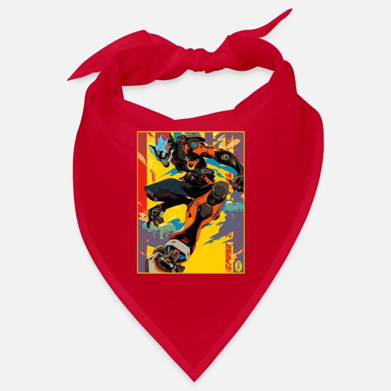 Graffiti Anime Manga Mecha Bot Bandana