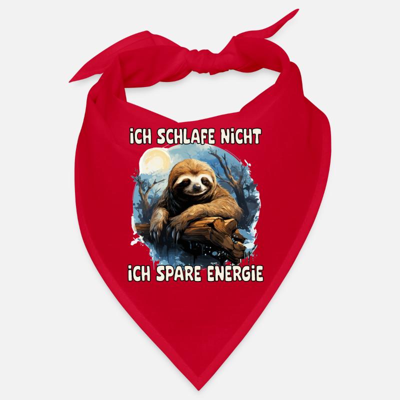 I don't sleep, I save energy, sloth Bandana