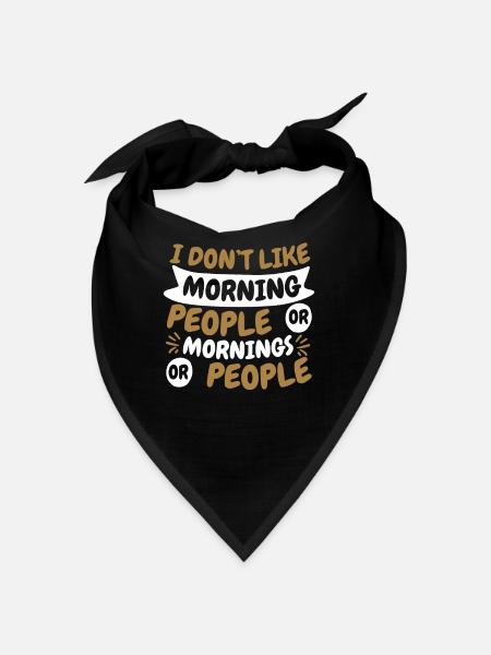 Black Humor Funny - Bandana - black - Front