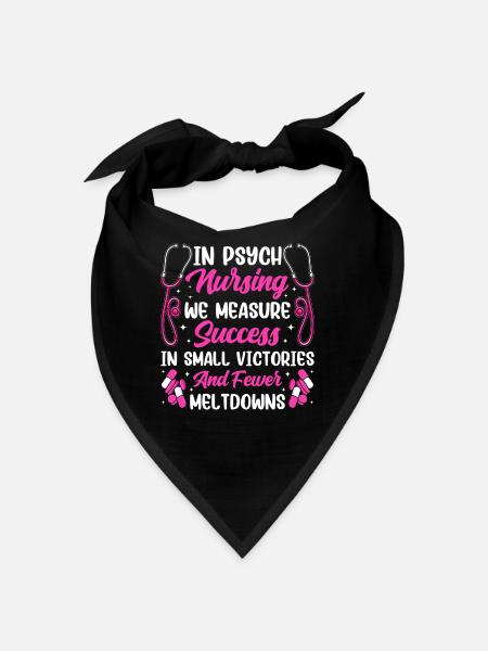 Drôle Psychiatrique - Bandana - noir - Devant