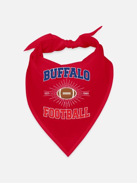 Buffalo Football - Bandana - Rot - Vorne
