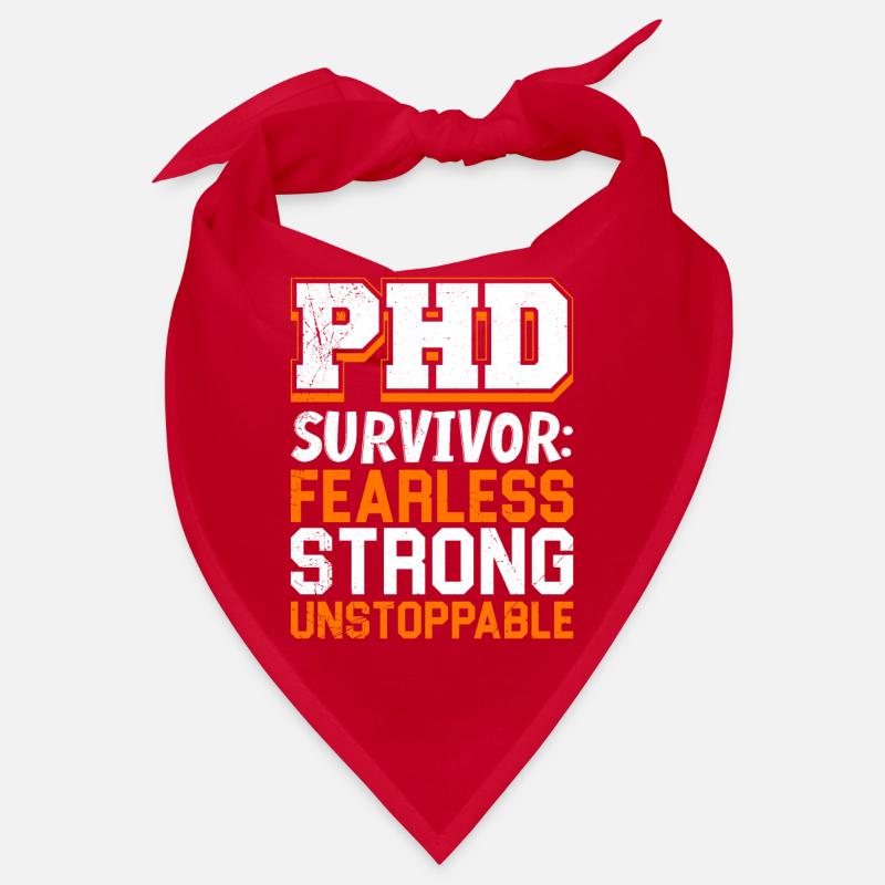 Dissertation PH.D Survivor Fearless Strong Bandana