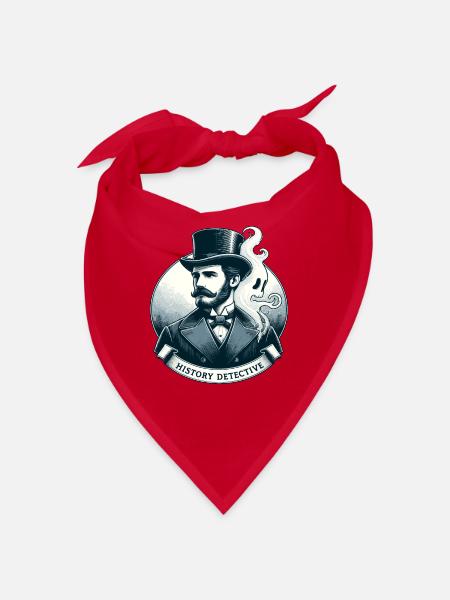 Paranormal Investigator Ghost Halloween Evp Haunte - Bandana - red - Front