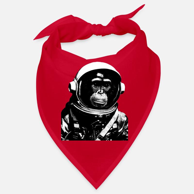 Space Monkey Astronaut Suit Astronomy Moon Landing Bandana