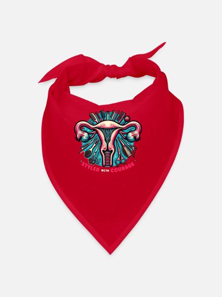 Hysterectomy Surgery To Restore The - Bandana - red - Front