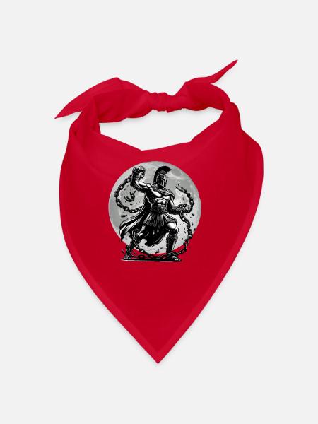 Jules César Histoire romaine Empire romain - Bandana - rouge - Devant
