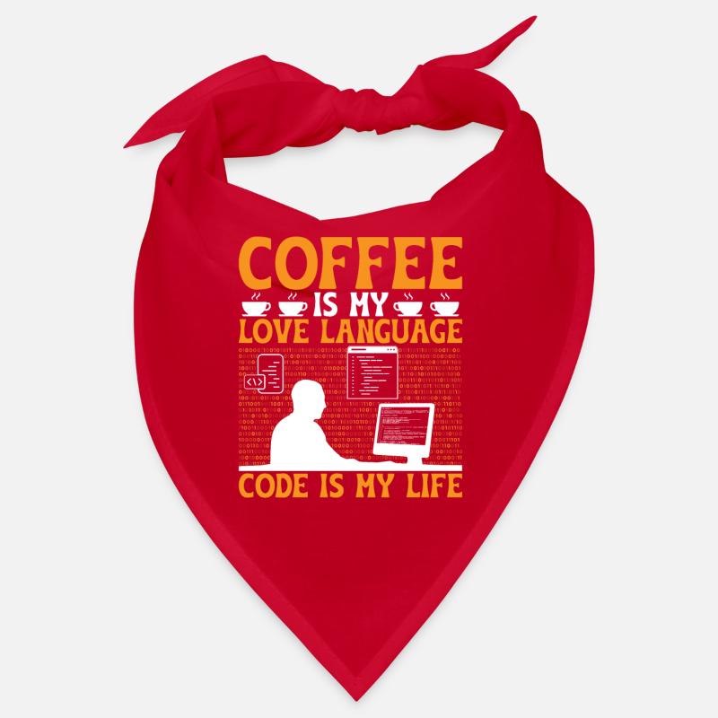 Kaffee-Codierung Programmierer Programmierer Entwickler Nerd Coff Bandana