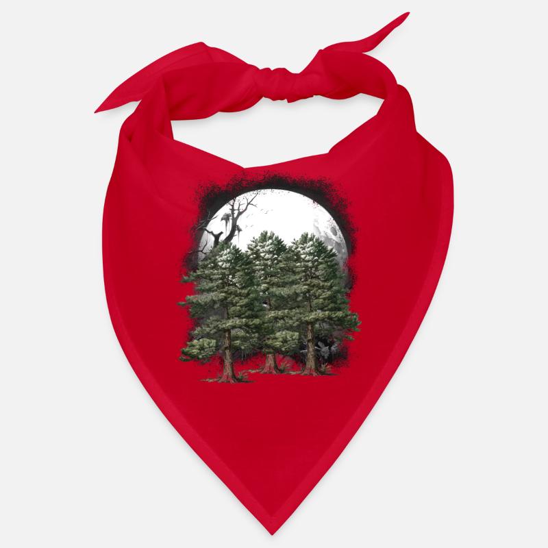 Dark, Wilderness, Nature, Forest, Flora, Horror, Occult, Tree Bandana