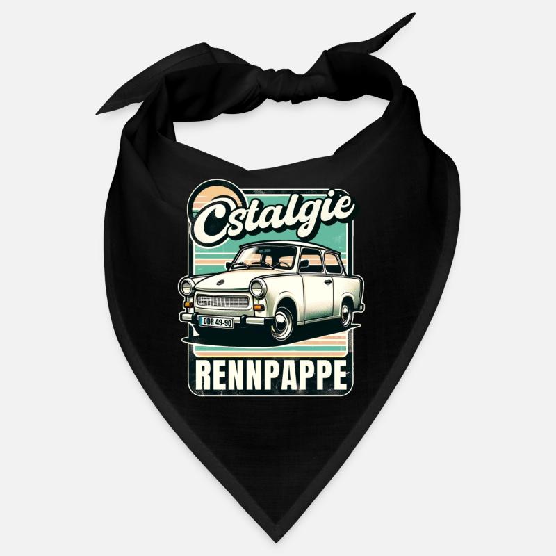 Ostalgie Rennpappe – Trabant 601 Trabbi DDR Retro Bandana