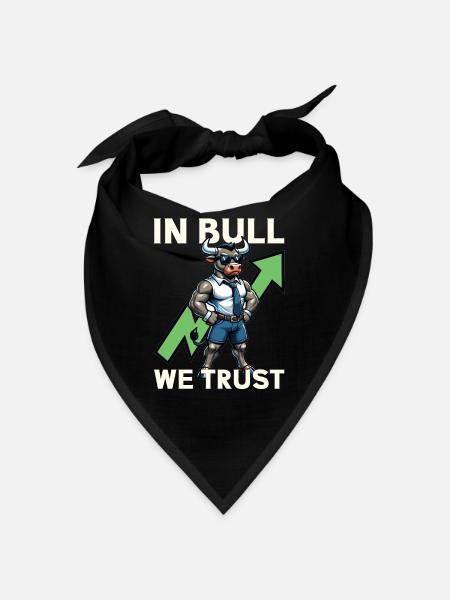 Stock Traders, Forex Traders, Investor Trading - Bandana - black - Front