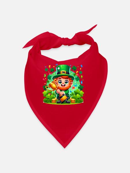 Irish Dancing Ireland Outfit Irish Music - Bandana - Rot - Vorne