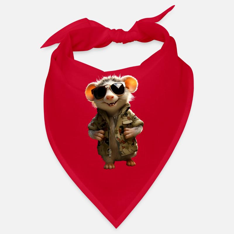 Opossum Opossum Didelphis Opossums mignons Opossum Bandana