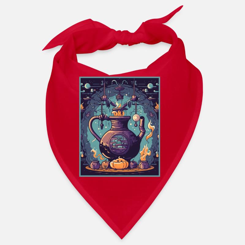 Witch's Kettlebell Brew Magic Potions Workout Gym Bandana