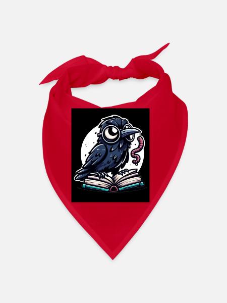 Edgar Allan Poe Fan, Classic Literature, - Bandana - red - Front
