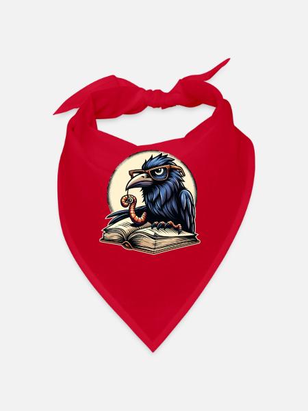 Edgar Allan Poe Fan, Classic Literature, - Bandana - red - Front