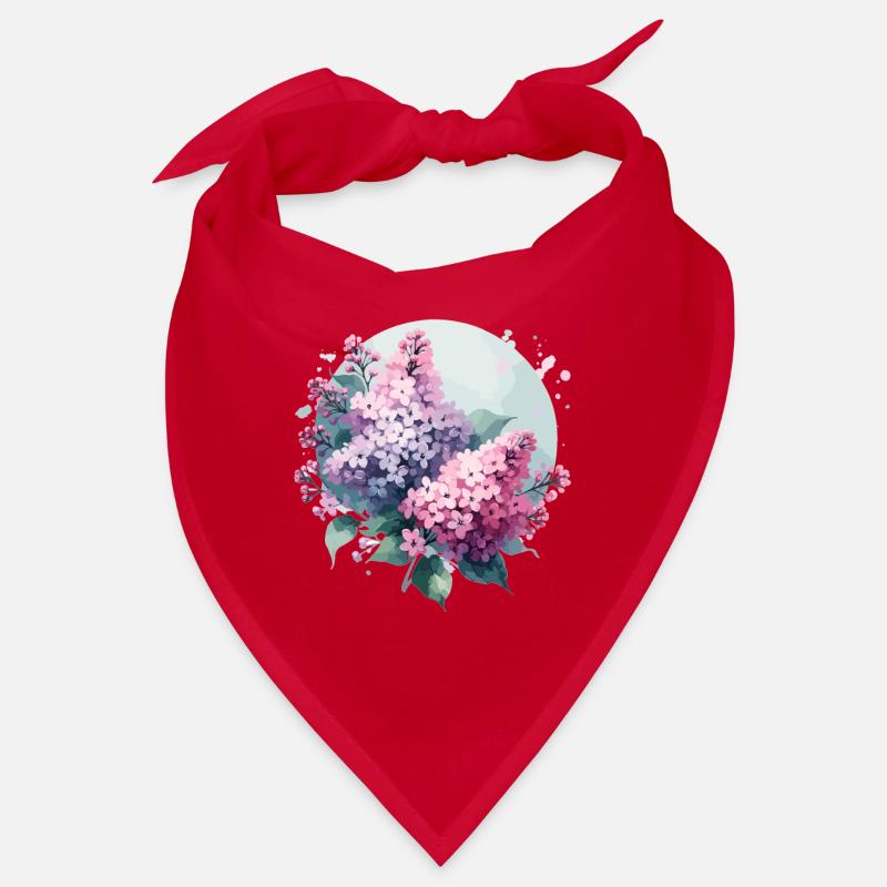 Lilac drawn Bandana