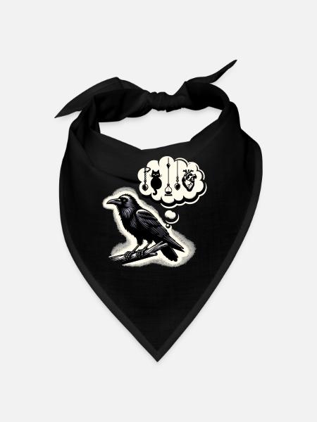 Edgar Allan Poe Fan, Classic Literature, - Bandana - red - Front