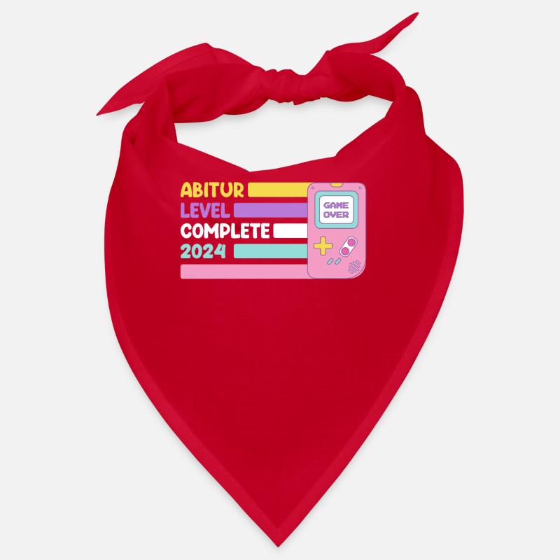 Abitur Level Complete 2024 Diplômé du secondaire drôle Bandana