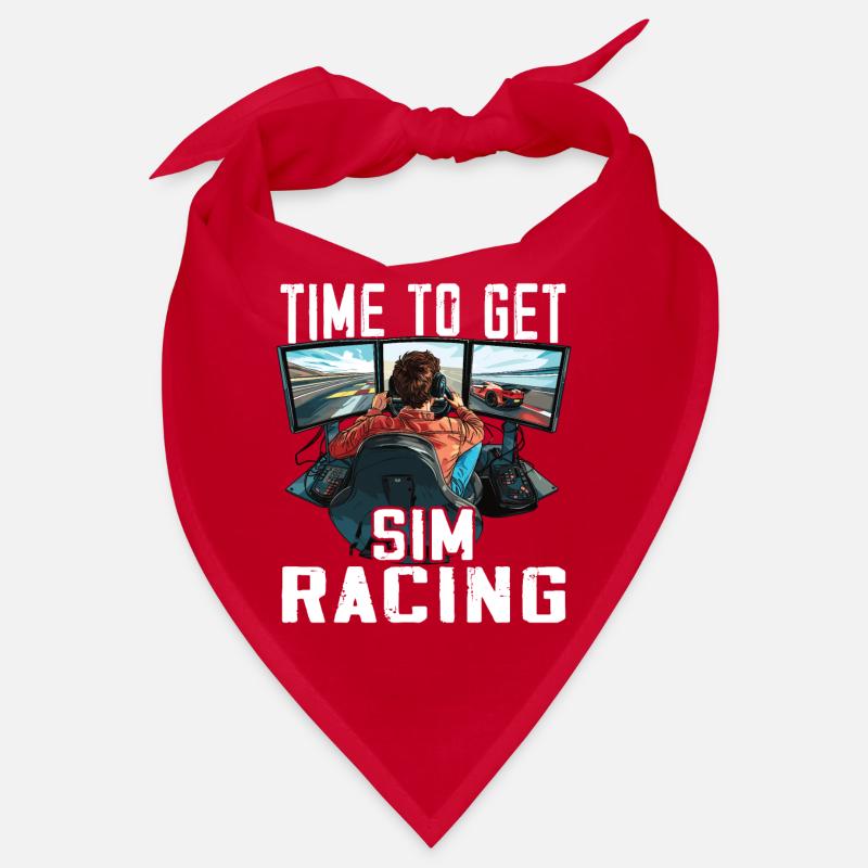 "Time For Sim Racing" Sim Racer Bandana