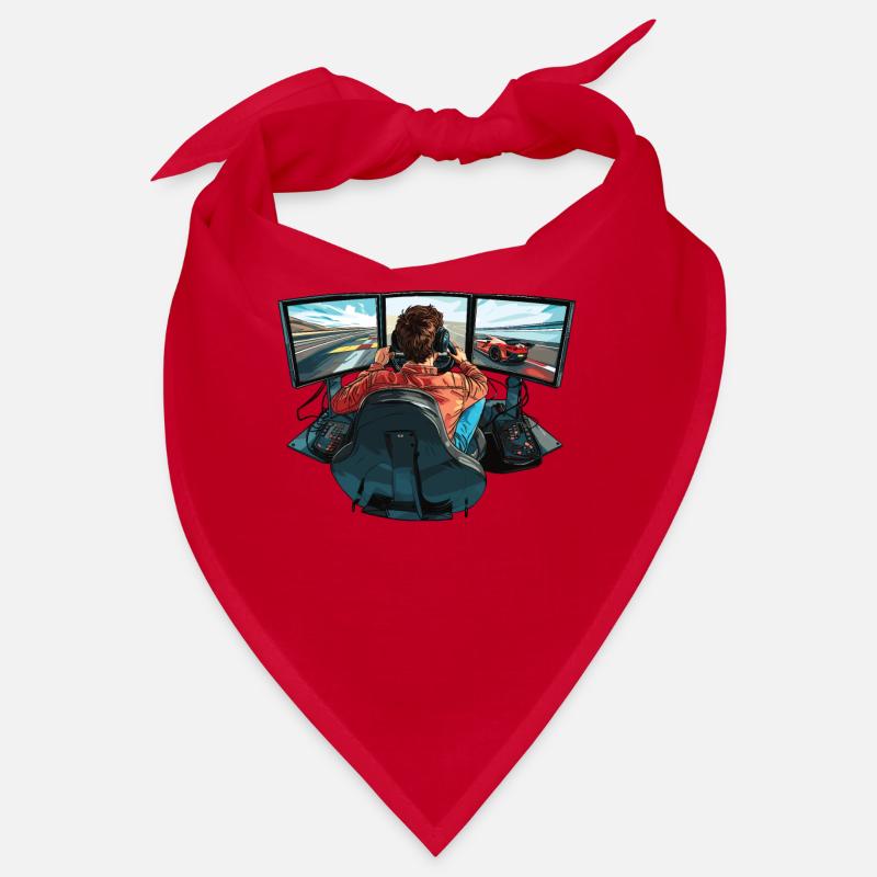 "Time For Sim Racing" Sim Racer Bandana