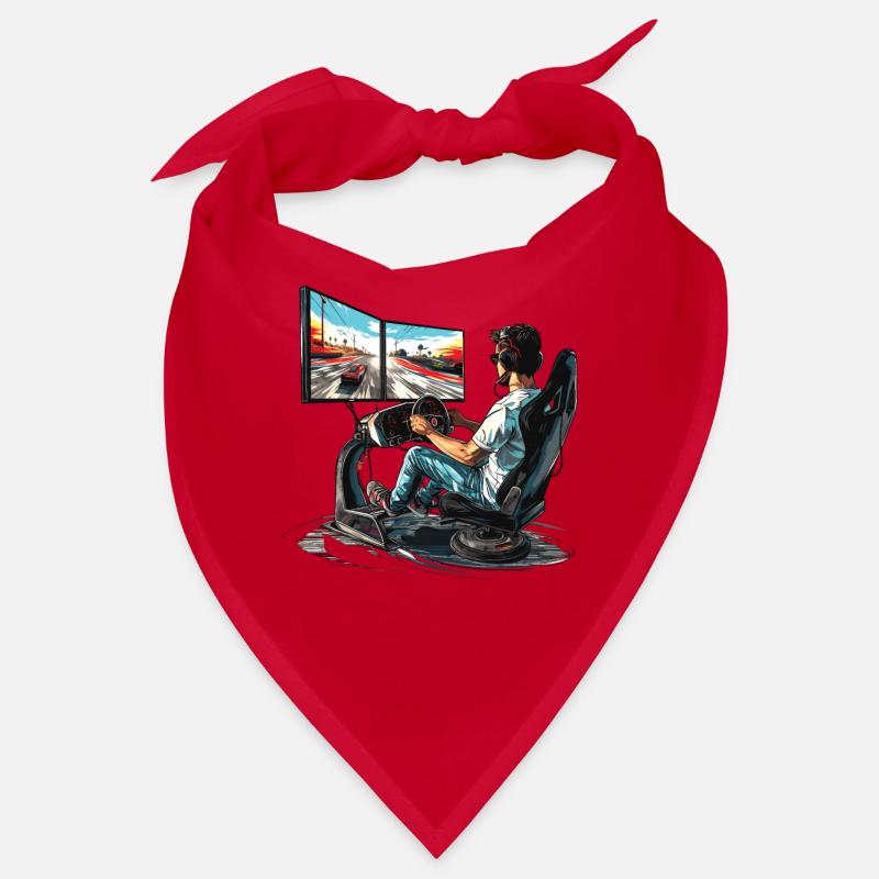 "Time For Sim Racing" Sim Racer Bandana