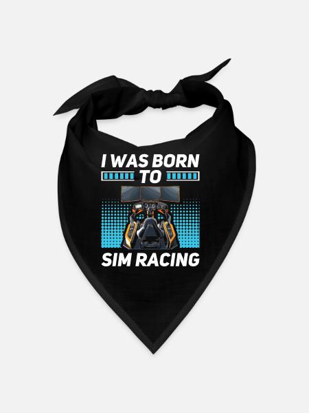 Simulator Cockpit Esports Sim Racing - Bandana - Schwarz - Vorne