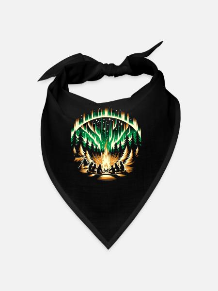 Aurora Aurora Tracker Alaska Wilderness - Bandana - rouge - Devant