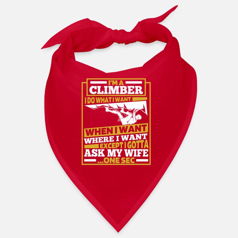 Klettern Kletterer Bandana