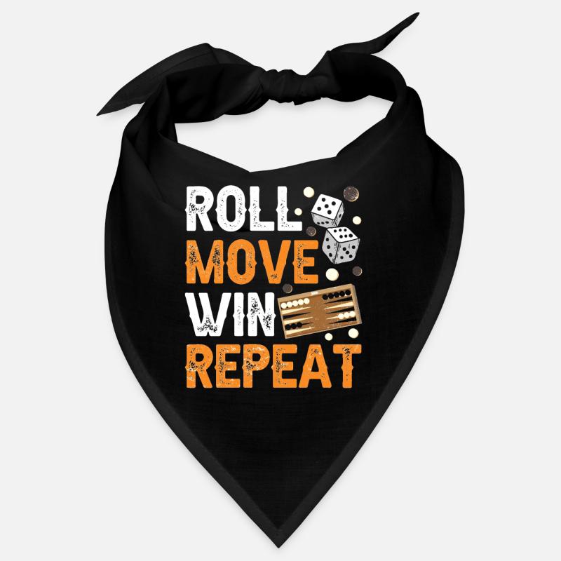 Board Game Funny Backgammon Bandana