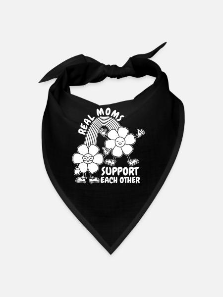 Maman Soutien Maman - Bandana - noir - Devant