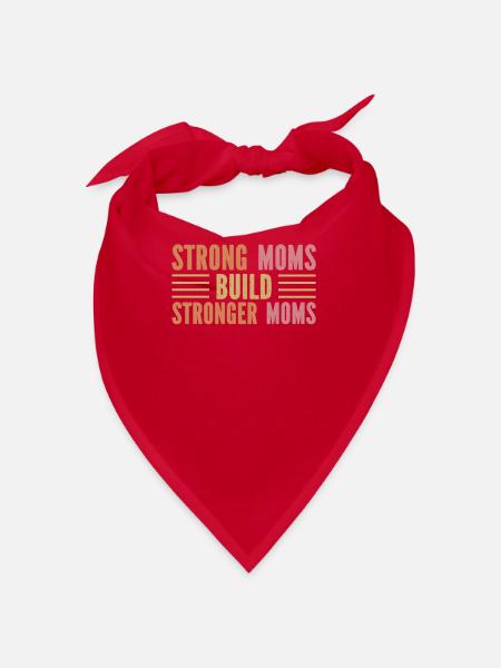Mom Mom Support - Bandana - red