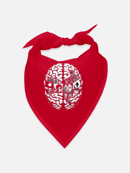 Psychological Horror psychiatric suspense - Bandana - red - Front