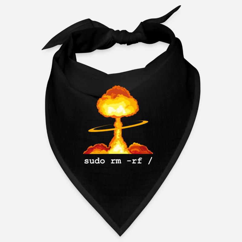 Linux Funny Linux Command Sudo RM RF für Männer Bandana