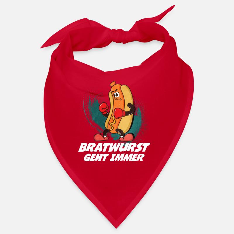 Bratwurst als Geschenk Bandana