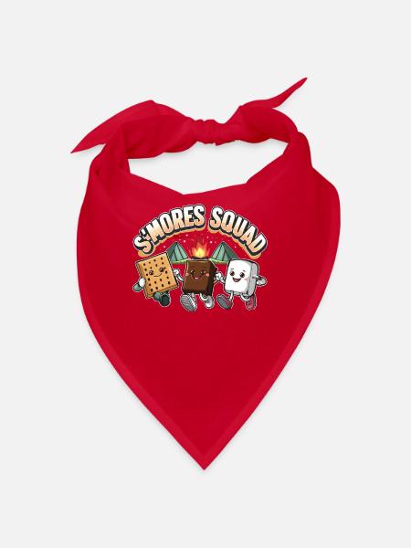 Scout Camping Outdoor Campfire Hiking - Bandana - red - Front