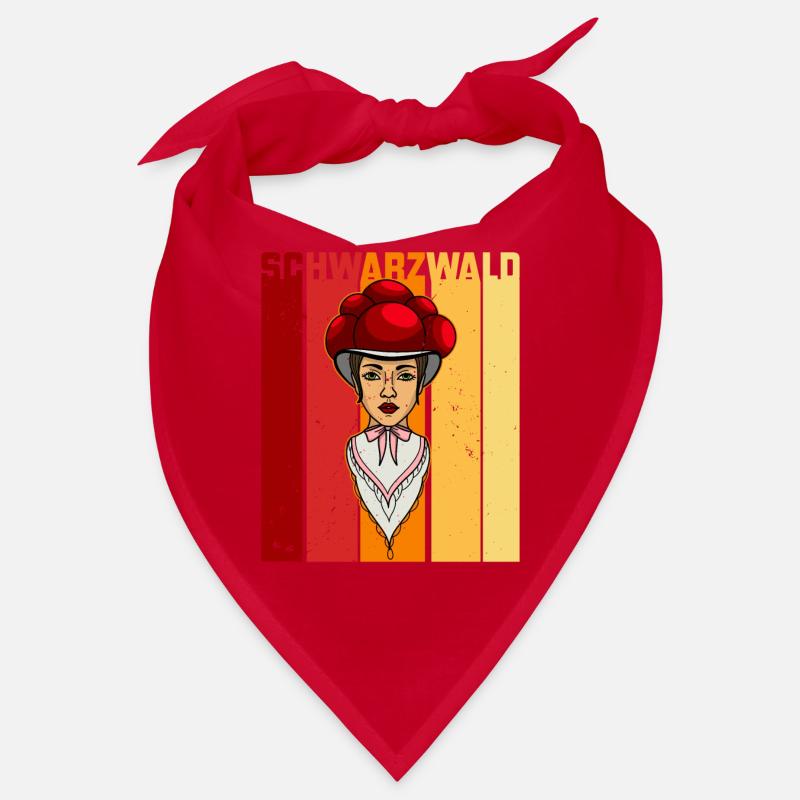 Schwarzwaldmädel Schwarzwald German Retro Bandana