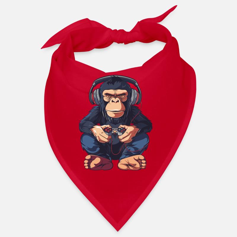 Chimpanzee Video Game Bandana