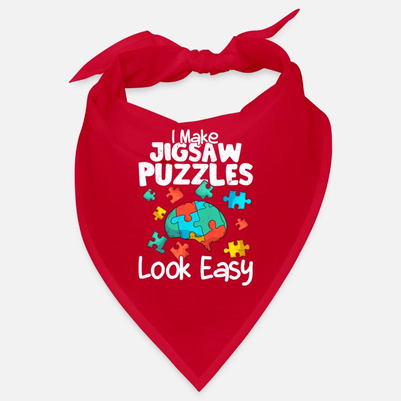 I Make Jigsaw Puzzles Look Easy Piece Solving Bandana