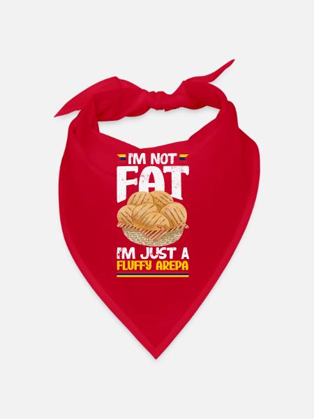 Arepas Colombian Venezuela Food - Bandana - red - Front