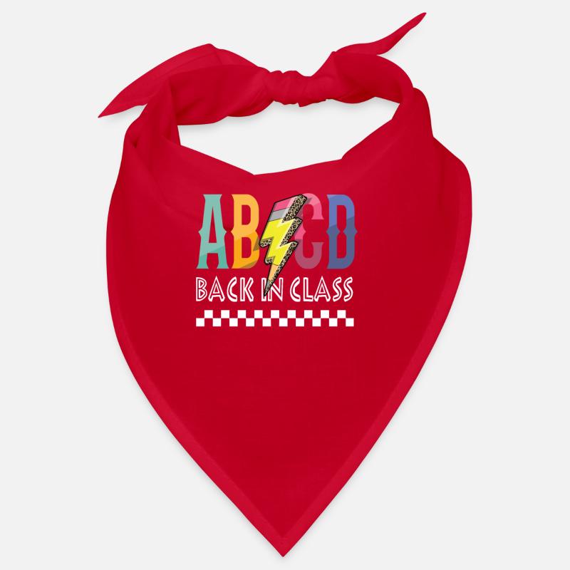 Einschulung ABCD Back In Class Erster Schultag Bandana
