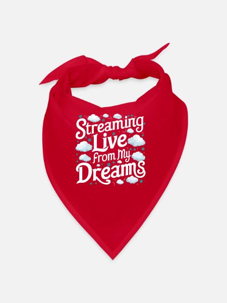 Speaking in Sleep, Somniloquy, Speaking in Sleep - Bandana - red - Front