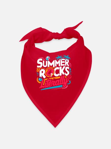 Geology Stone Hunt Agate Hunter Stone Collecting - Bandana - red - Front