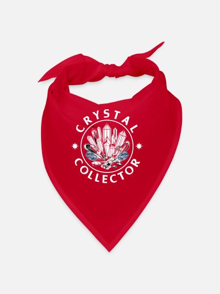 Geology Stone Hunt Agate Hunter Stone Collecting - Bandana - red - Front