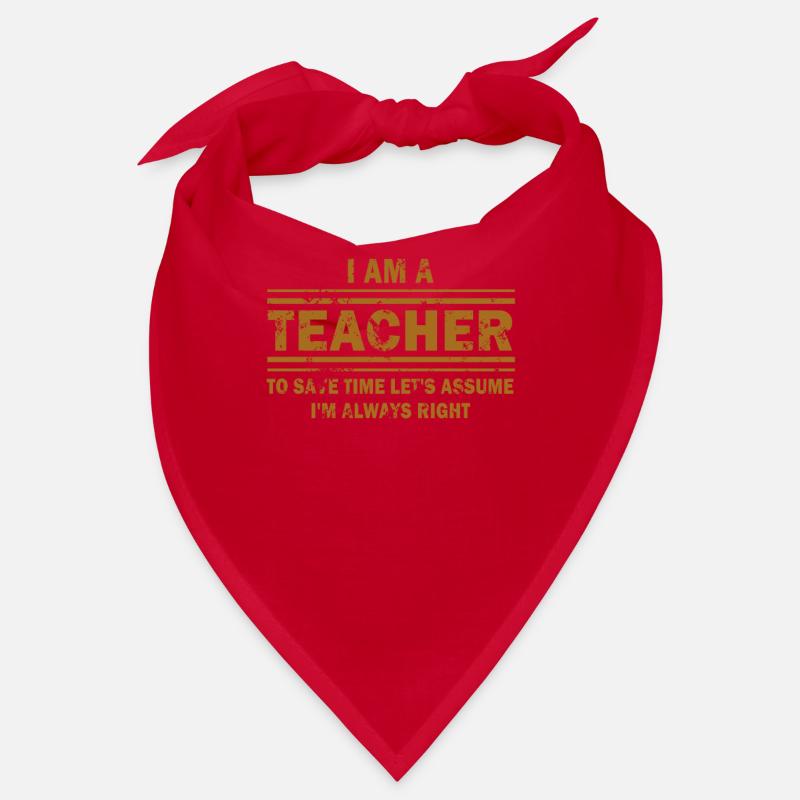 Ich bin ein Lehrer: Immer richtige Aussage Bandana