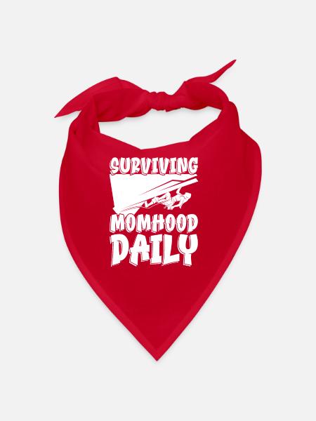 Mom Mom Climbing Climbing Maternity - Bandana - red - Front