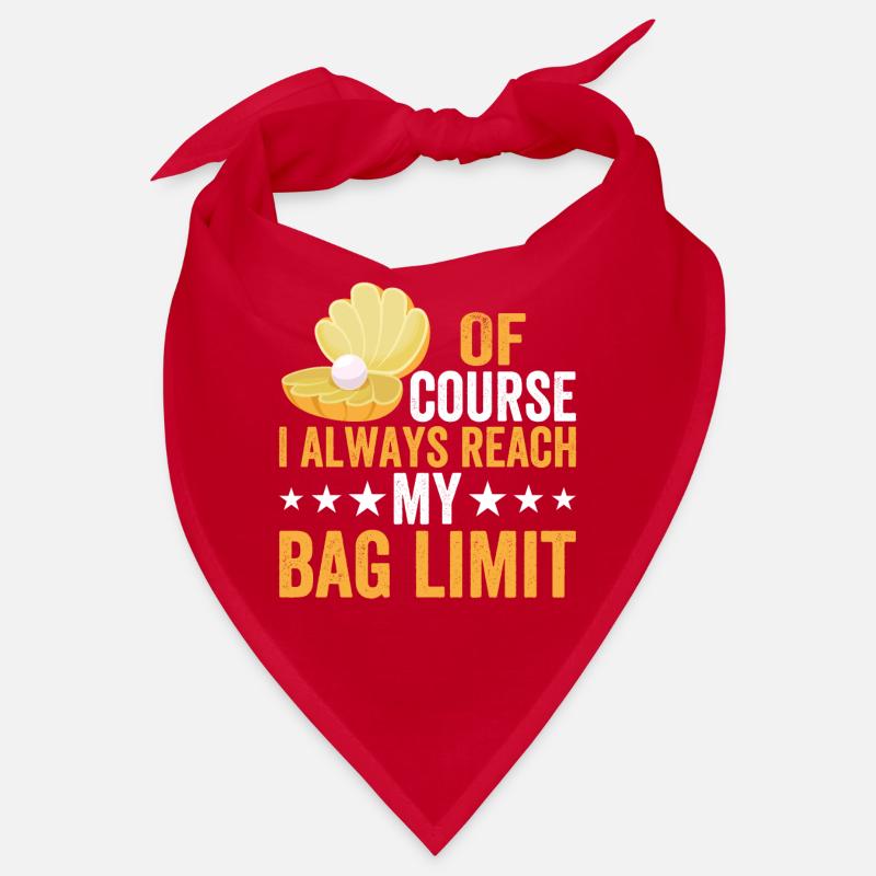 Clam Clamming Seafood Digger Shell Design Bandana