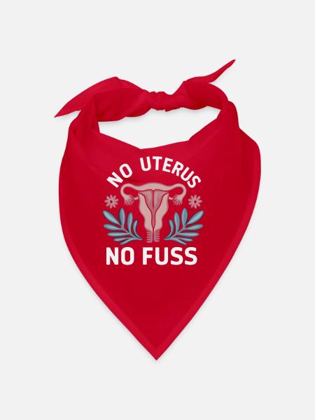 Hysterectomy surgery to restore the - Bandana - red - Front