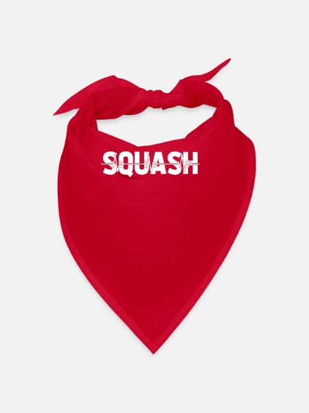 Squash Ekg Heartbeat - Bandana - Rot - Vorne