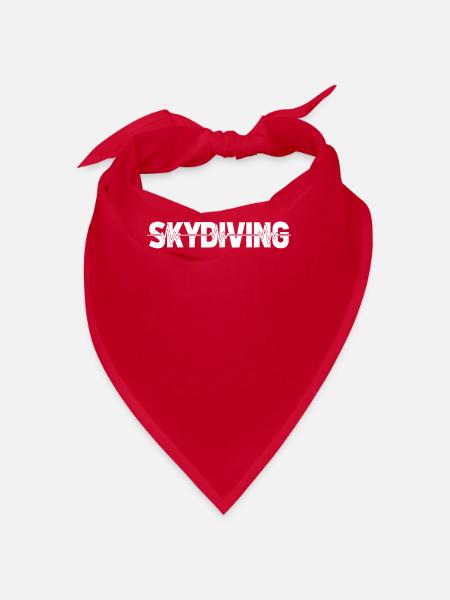 Skydiver Skydiving - Bandana - red - Front